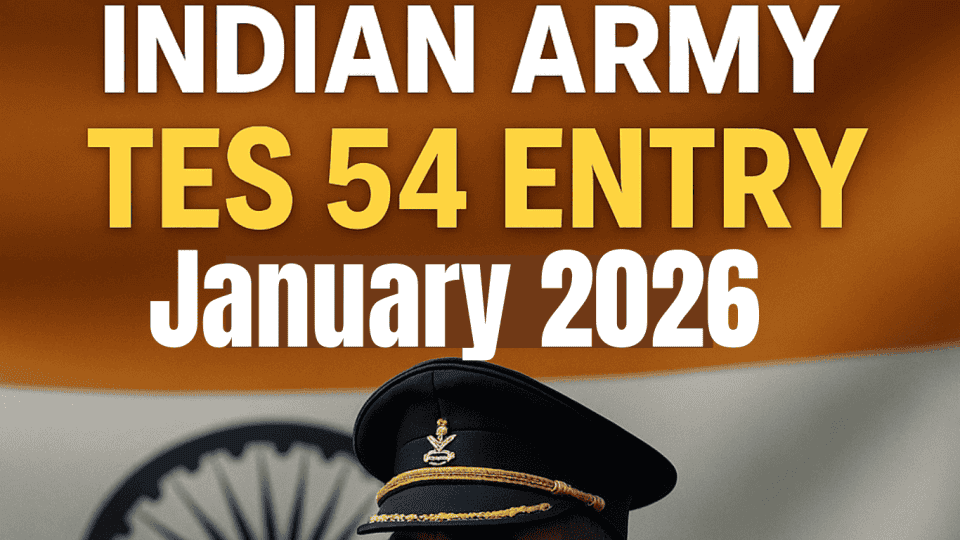 Indian Army TES 54 Entry 2025