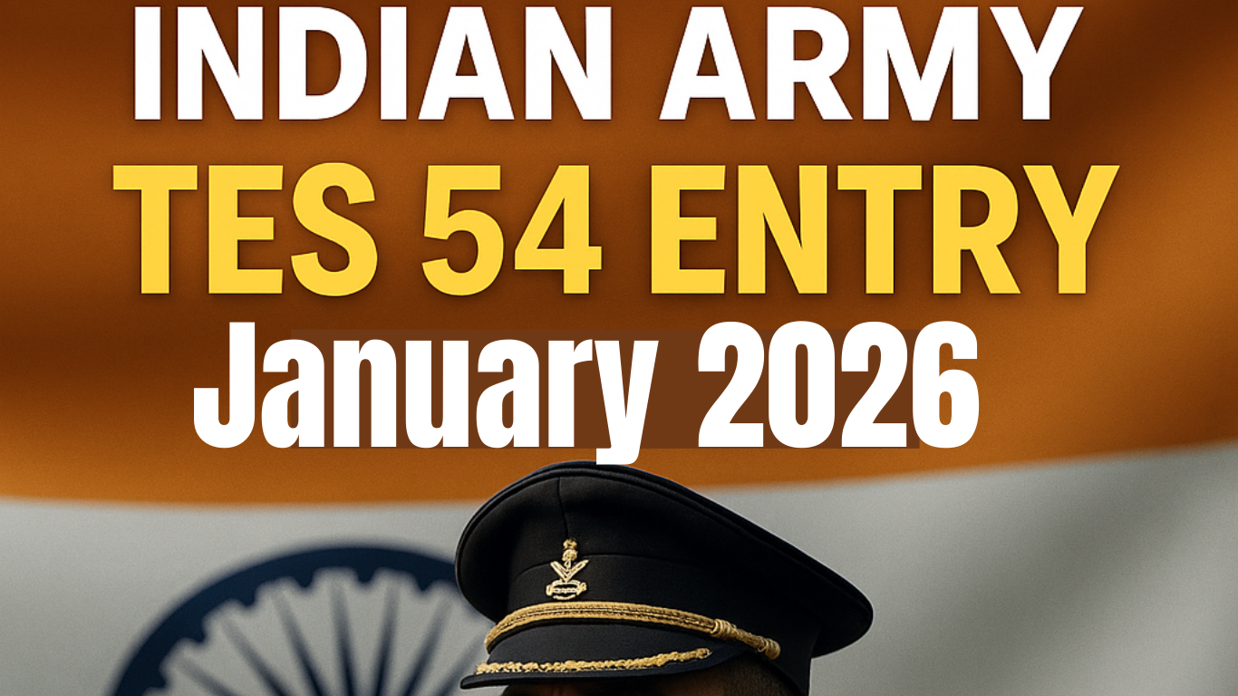 Indian Army TES 54 Entry 2025